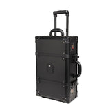 Pu Carry-Ons Trolley Case,Vintage Rolling Luggage,Classic Valise,Universal Wheel Suitcase,High