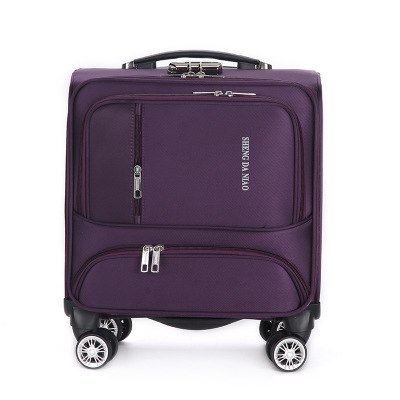 Travel Suitcase With Wheels Rolling Luggage Spinner Trolley Case 18 Inch Boarding Laptop Bags Woman