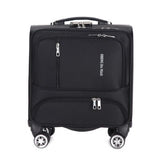 Travel Suitcase With Wheels Rolling Luggage Spinner Trolley Case 18 Inch Boarding Laptop Bags Woman