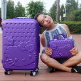 Travel Suitcase Set Rolling Luggage Set Spinner Trolley Case 20"Boarding Wheels Woman Cosmetic Case