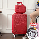 Travel Suitcase Set Rolling Luggage Set Spinner Trolley Case 20"Boarding Wheels Woman Cosmetic Case