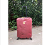 Travel Tale  Tas Lock Spinner Abs Pc Rolling Luggage Hardside Cabin Trolley Suitcase Travel Case On