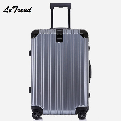 20'24'26'29' Aluminium Frame Unisex Fashion Travel Large Capacity High Quality Luggage Rolling