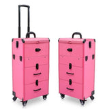 Women'S Large Capacity Multilayer Cosmetic Case,Makeup Artist Toolbox,Make-Up Nails Tools
