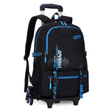 Baijiawei Six Wheels Children'S Trolley Backpack Removable Children School Bags Primary School Boys