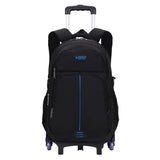 Nylon Waterproof Children School Wheeled Bag Kids Trolley Backpack Mochila Infantil Escolar