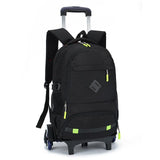 New Fashion Removable School Bags Children Trolley School Backpack Wheels Travel Bag Schoolbag Kids