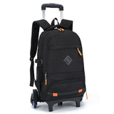 New Fashion Removable School Bags Children Trolley School Backpack Wheels Travel Bag Schoolbag Kids