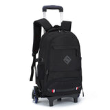 New Fashion Removable School Bags Children Trolley School Backpack Wheels Travel Bag Schoolbag Kids