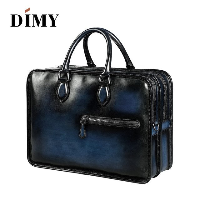 Shop Dimy Hand Patina Leather Messenger Bag D – Luggage Factory