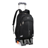 Latest Removable Children School Bags 6 Wheels Can Climb The Stairs Kids Boys Girls Backpacks