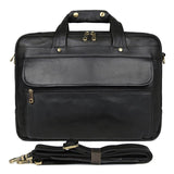 Classic Vintage Cowhide Vintage Travel Large Briefcase Business Tote Handbag Men'S Shoulder