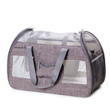 Beasumore Foldable Portable Pet Multifunction Portable Rolling Luggage Spinner Trolley Travel Bag