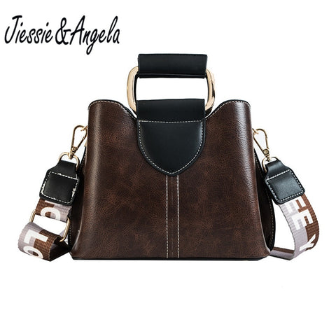 Jiessie&Angela Fashion New Women Brand Bags Luxury Designer Women Shoulder Cross Body Bags Lady