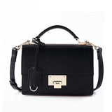 Jiessie&Angela New Fashion Women Leather Handbag High Quality Shoulder Bags Metal Handle Casual