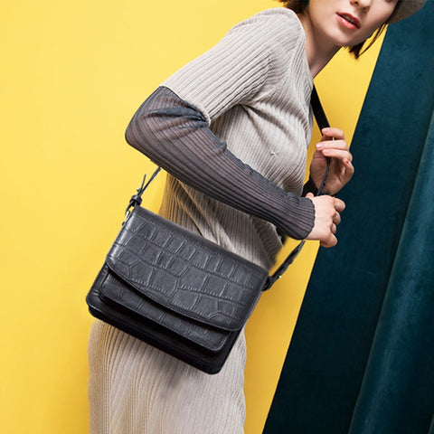 Women Shoulder Messenger Bags Fashion Crossbody Bag For Ladies Genuine Leather Handbag Small Tote