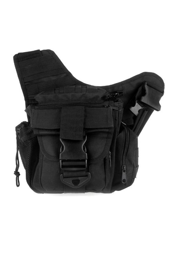 5) Texu 600D Nylon Molle Shoulder Strap Bag Military Push Pack Belt Pouch Travel Backpack Camera