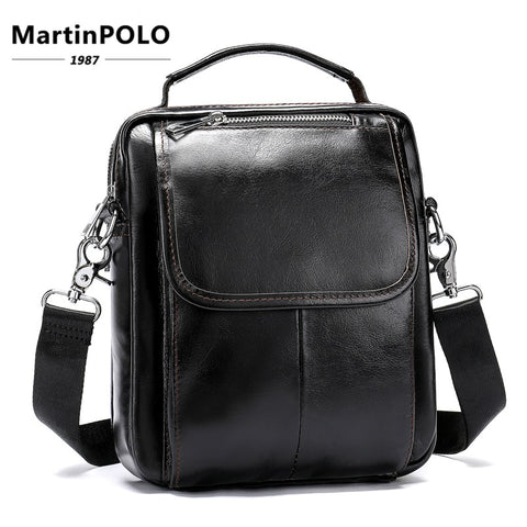 2019 Genuine Leather Men Bag Mini Messenger Bag Men'S Shoulder Bags Male Crossbody Bags