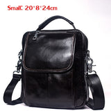 2019 Genuine Leather Men Bag Mini Messenger Bag Men'S Shoulder Bags Male Crossbody Bags