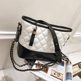 Swdf Women Leather Bags For 2019 Simple Shoulder Bags Mini Package Chain Messenger Crossbody