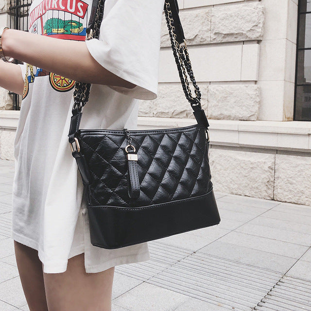 Swdf Women Leather Bags For 2019 Simple Shoulder Bags Mini Package Chain Messenger Crossbody