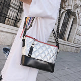 Swdf Women Leather Bags For 2019 Simple Shoulder Bags Mini Package Chain Messenger Crossbody