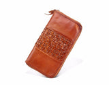 New Luxury Brand 100% Top Genuine Cowhide Leather High Quality Men Long Wallet Coin Purse Vintage