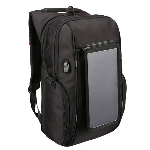 Business Men Backpack Solar Charging Multifunction Teenager Schoolbag Travel Anti-Theft Laptop