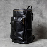 Aetoo Leather Large Capacity Shoulder Baotou Layer Cowhide Vintage Backpack Handmade Hundred Travel