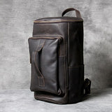 Aetoo Leather Large Capacity Shoulder Baotou Layer Cowhide Vintage Backpack Handmade Hundred Travel