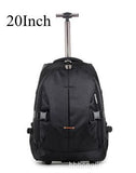 Men Travel Trolley Bags Wheeled Backpack For Women Luggage Travel Bag Suitcase Rolling Travel