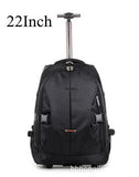 Men Travel Trolley Bags Wheeled Backpack For Women Luggage Travel Bag Suitcase Rolling Travel