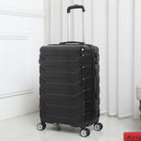 Letrend Fashion Color Abs Rolling Luggage Spinner Women Trolley Suitcase Wheels 20/24 Inch Carry On