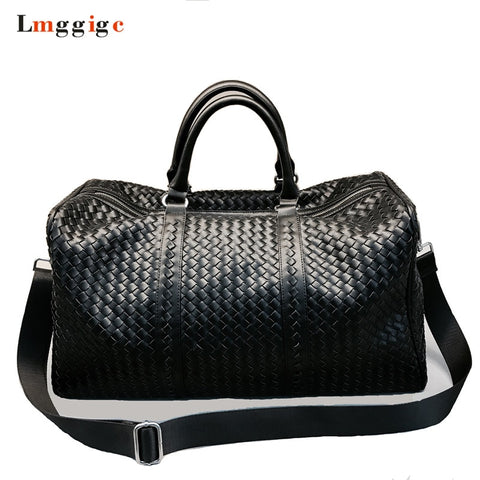Men Travel Bag,Fashion Cabin Luggage,Women Pu Duffle Shoulder Bag,Large Capacity