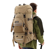Hot 75L High Capacity Travel Mountaineering Bag Men Backpack Waterproof Sports Outdoors Lovers