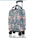 Luggage Bags  For Women Trolley Backpack 20 Inch Wheeled Backpacks Cabin Size Carry-On Bags