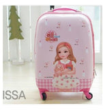 Kid Travel Rolling Suitcase 18 Inch Kids Suitcase Cabin Luggage Suitcase For Girls Trolley