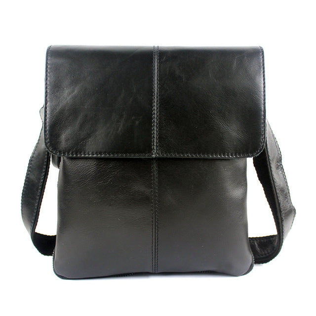 2017 New Arrival Genuine Leather Men Messenger Bag Vintage Shoulder Crossbody Bag Leisure Style