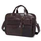 Baillr Brand High Quality Genuine Leather Tote For Men Business Briefcase Luxury Design Cross