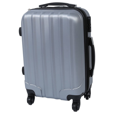 4 Wheels Trolley Suitcase Gray 20-Inch
