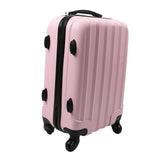 4 Wheels Trolley Suitcase Gray 20-Inch