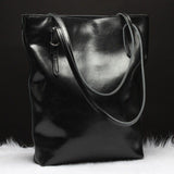 Luxury Genuine Leather Casual Tote Women Shoulder Bag Ladies Fashion  Cowhide Handbag Female