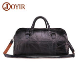 Joyir Men'S Travel Bag Genuine Leather Men Duffel Bag Luggage Big Capacity Suitcase Tote Bag