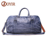 Joyir Men'S Travel Bag Genuine Leather Men Duffel Bag Luggage Big Capacity Suitcase Tote Bag