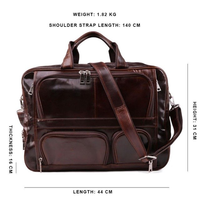 Travel Bag Men Genuine Leather Multi-Function Weekend Bag Large Duffle Bag Tote Business Men'S