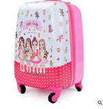 Kid Suitcase Travel Luggage Suitcase For Girl Trolley Luggage Rolling Suitcase For Girls Wheeled