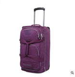 Rolling Luggage Bag  Travel Boarding Bag On Wheels  Travel Cabin Luggage Suitcase Nylon Wheeled