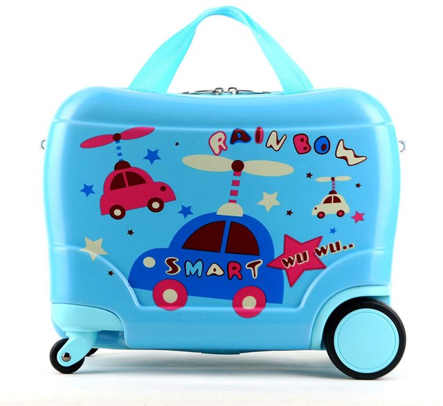 Amletg Brand Best Selling Anime Student Stereo Children'S Suitcase Travel Trolley Case Cute Cartoon