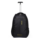 Rolling Backpack Women Trolley Backpack Bag Travel  Wheeled Luggage Bag Men Business Bag Luggage