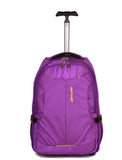 Rolling Backpack Women Trolley Backpack Bag Travel  Wheeled Luggage Bag Men Business Bag Luggage